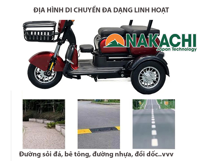 địa hình di chuyển đa dạng